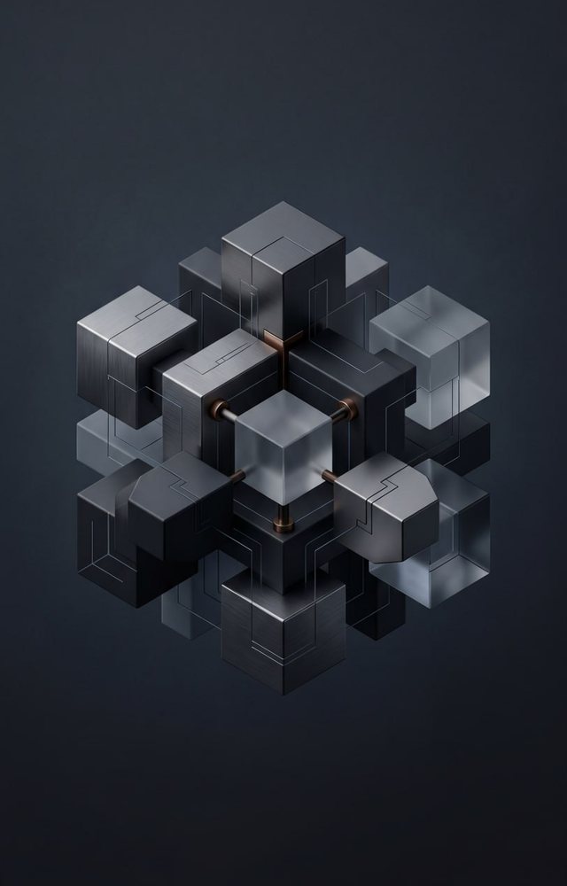 Abstract agentic AI system coordinating connected business modules